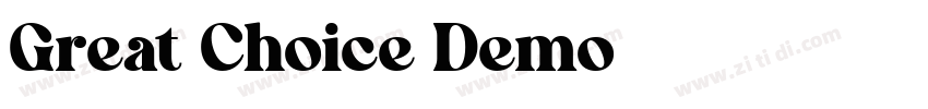 Great Choice Demo字体转换